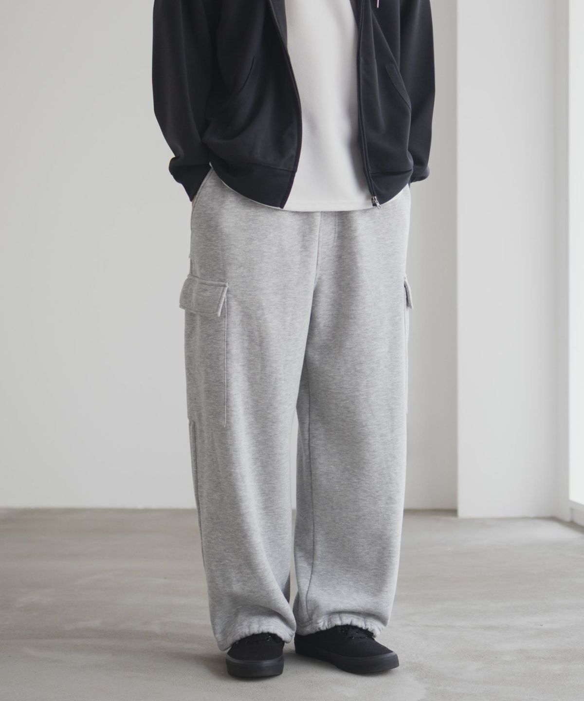 NAVY スウェットカーゴパンツ メンズ