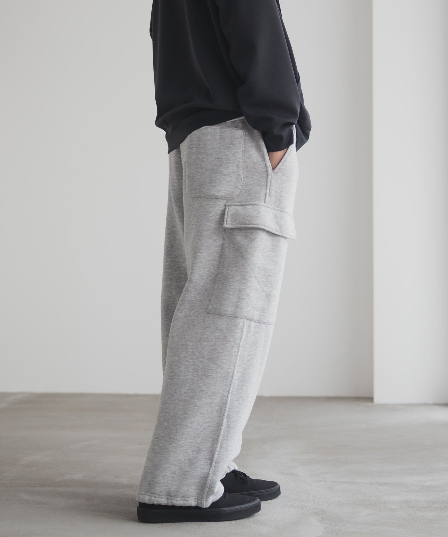 NAVY スウェットカーゴパンツ メンズ