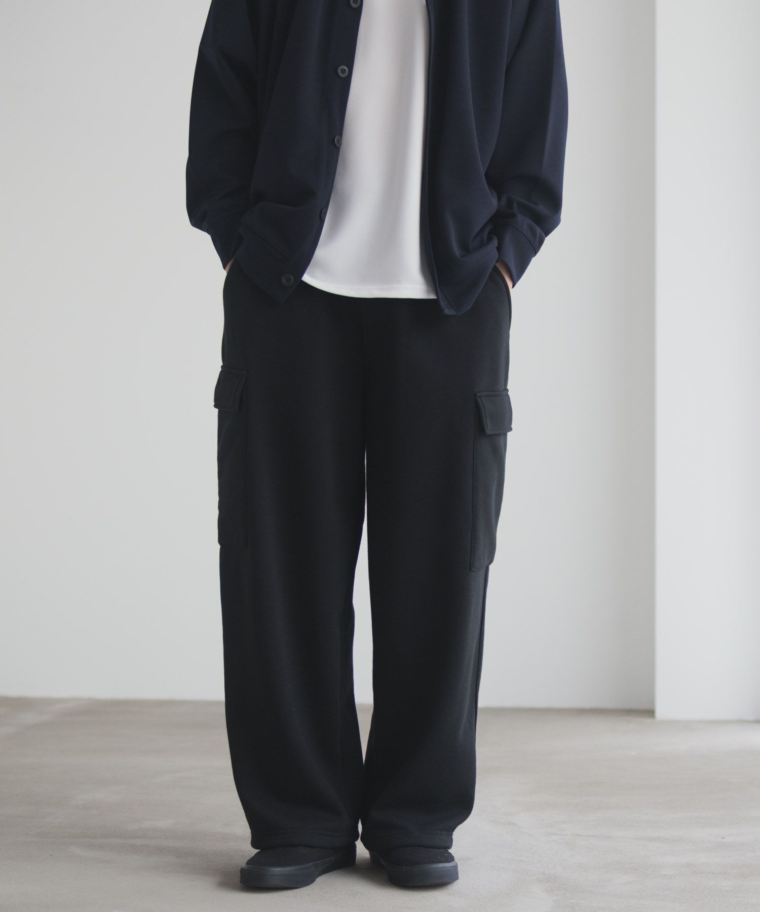 NAVY スウェットカーゴパンツ メンズ