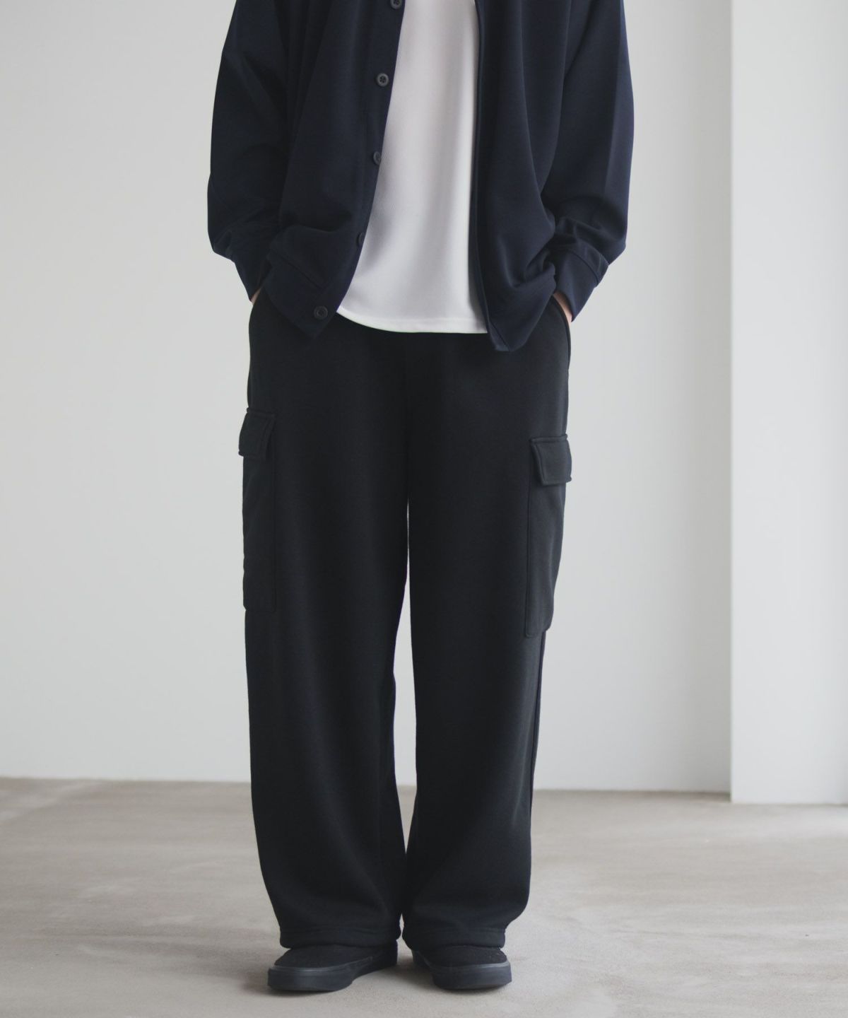 NAVY スウェットカーゴパンツ メンズ