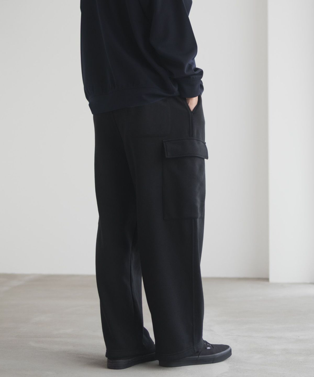 NAVY スウェットカーゴパンツ メンズ