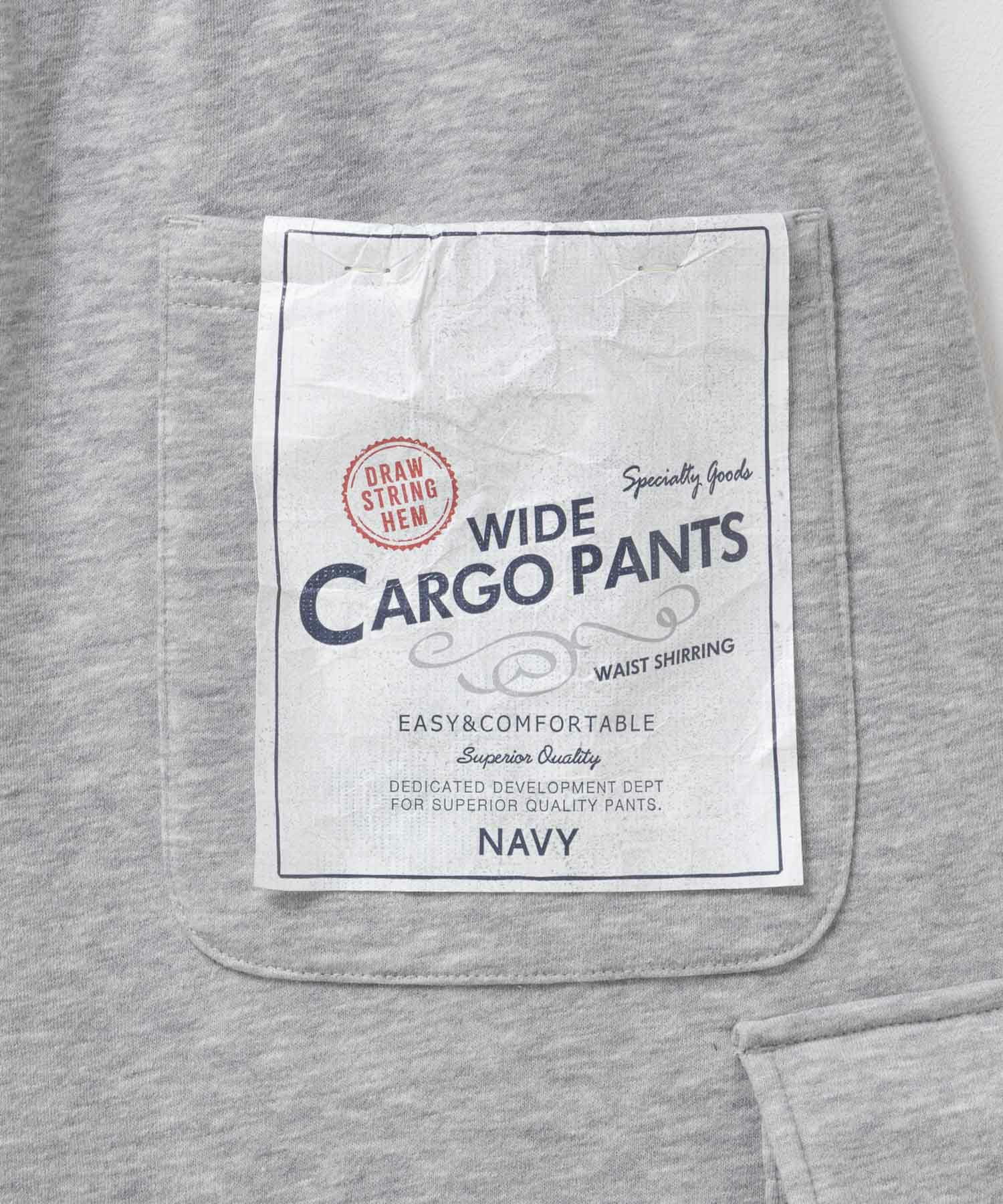 NAVY スウェットカーゴパンツ メンズ