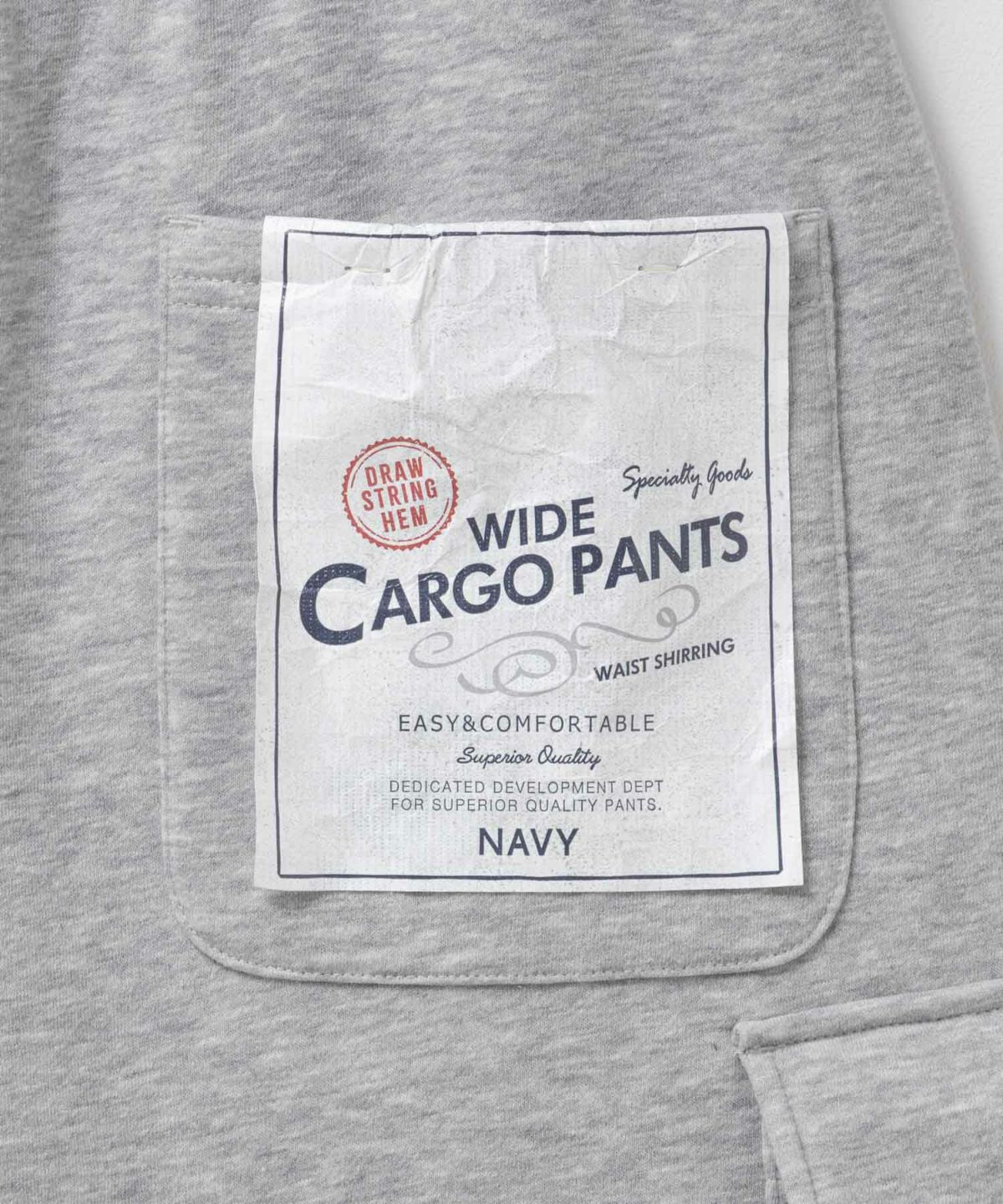 NAVY スウェットカーゴパンツ メンズ