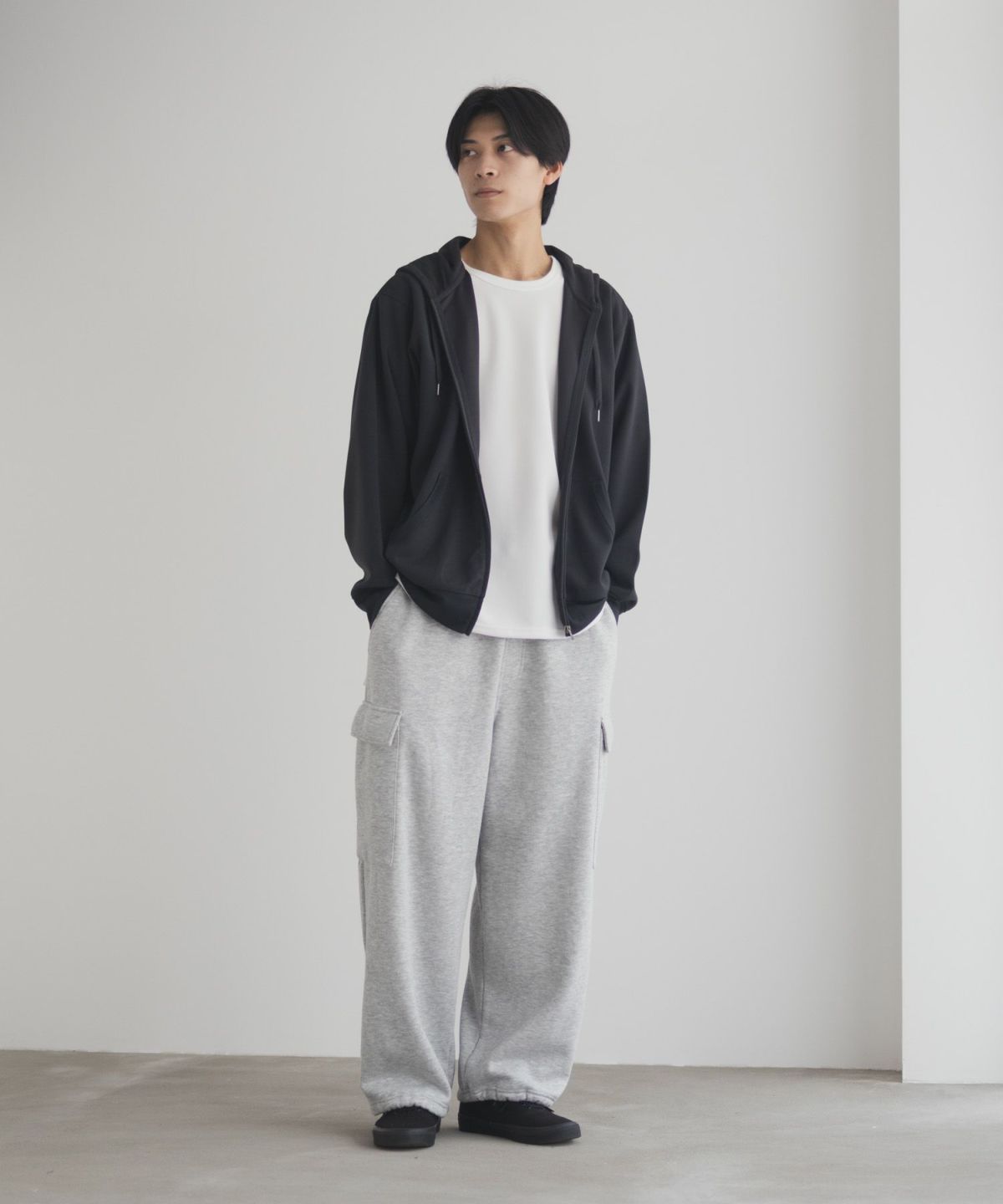 NAVY スウェットカーゴパンツ メンズ