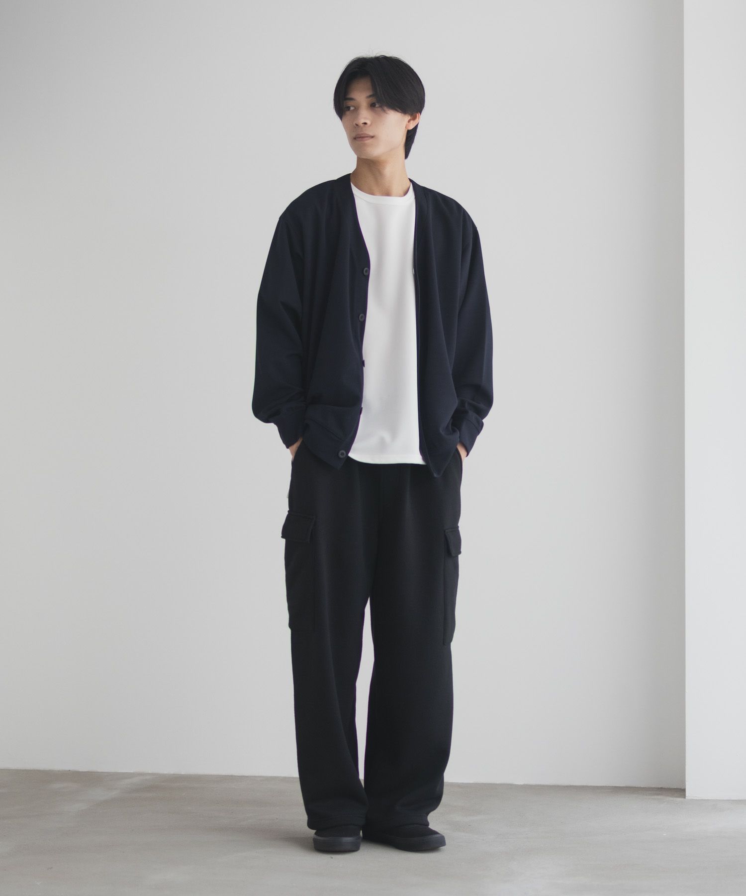 NAVY スウェットカーゴパンツ メンズ