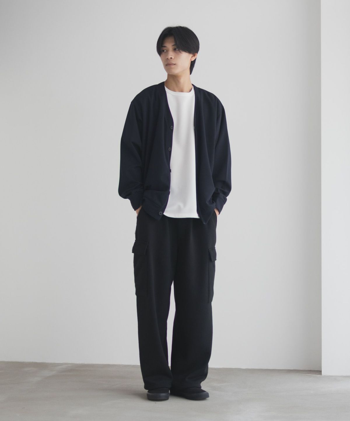 NAVY スウェットカーゴパンツ メンズ