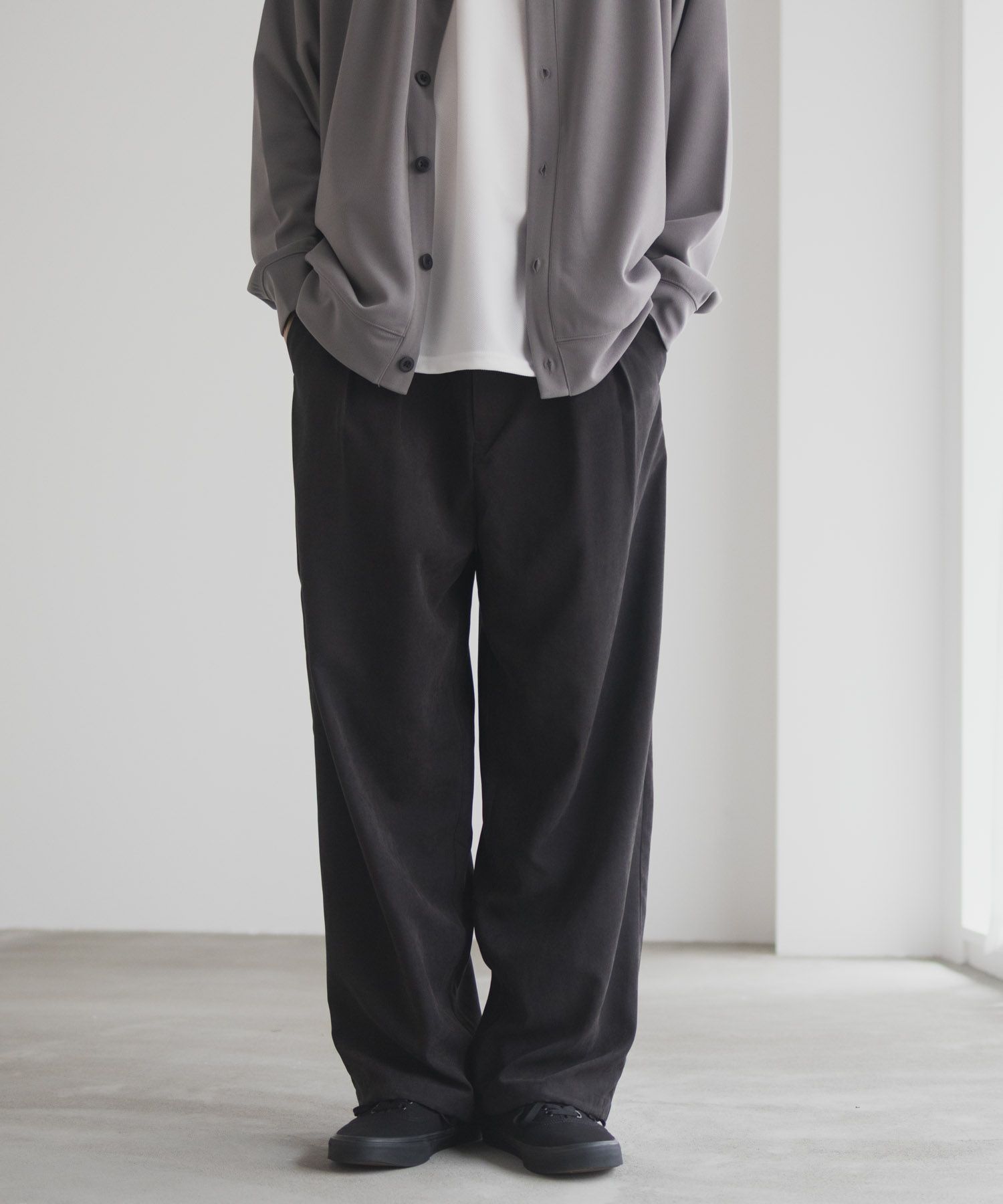 URBAN COLLECTION フィブリルワイドパンツ メンズ商品サムネイル-1