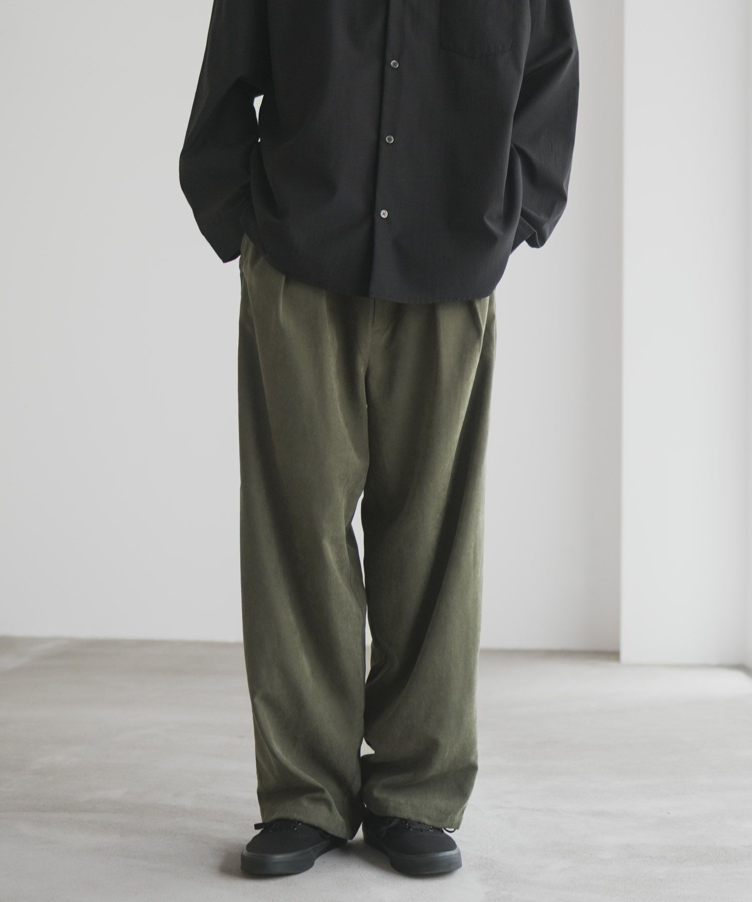 URBAN COLLECTION フィブリルワイドパンツ メンズ商品サムネイル-2