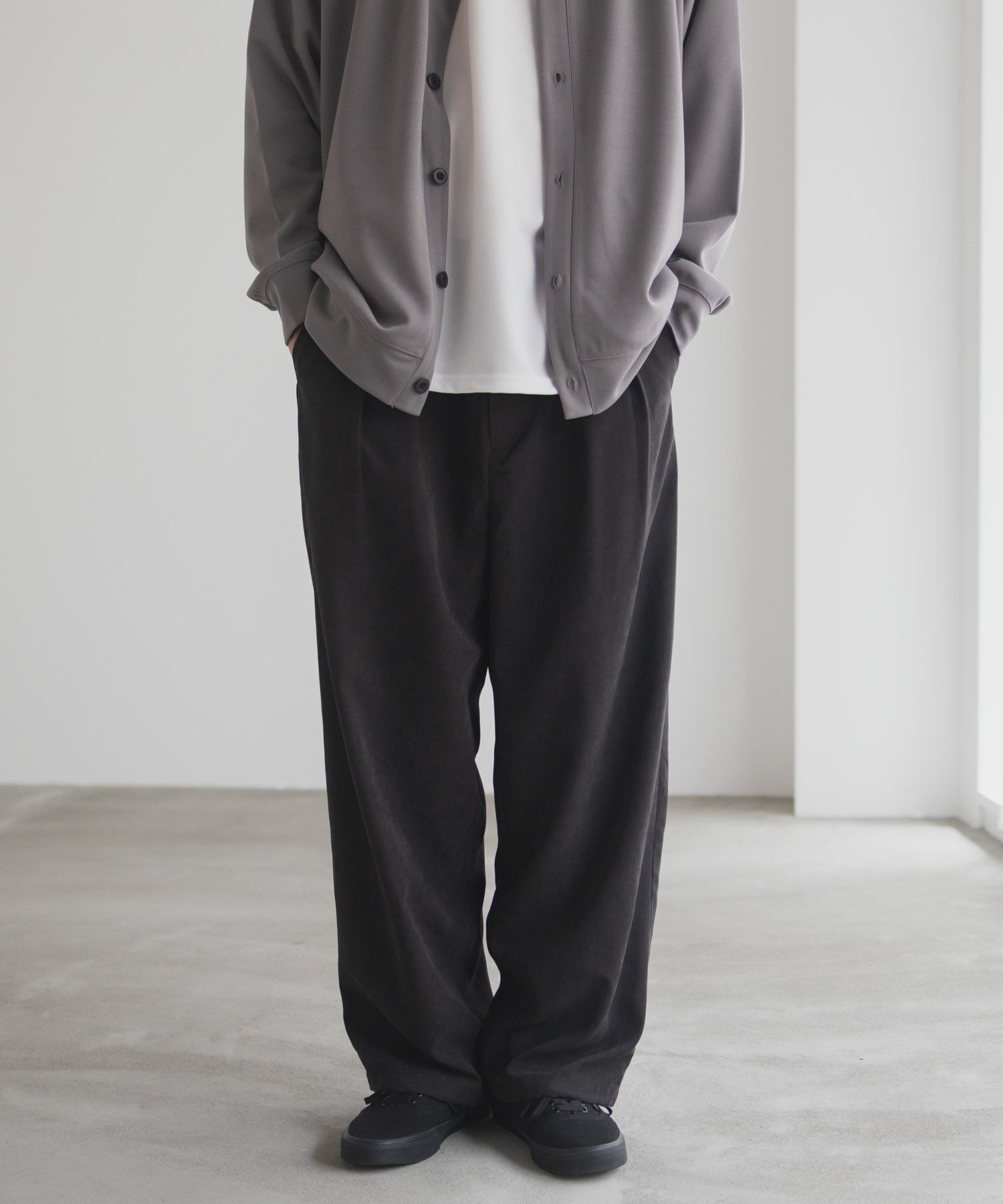 URBAN COLLECTION フィブリルワイドパンツ メンズ商品サムネイル-4