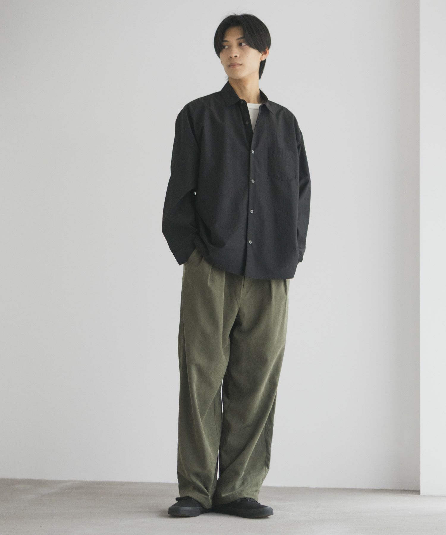 URBAN COLLECTION フィブリルワイドパンツ メンズ商品サムネイル-14