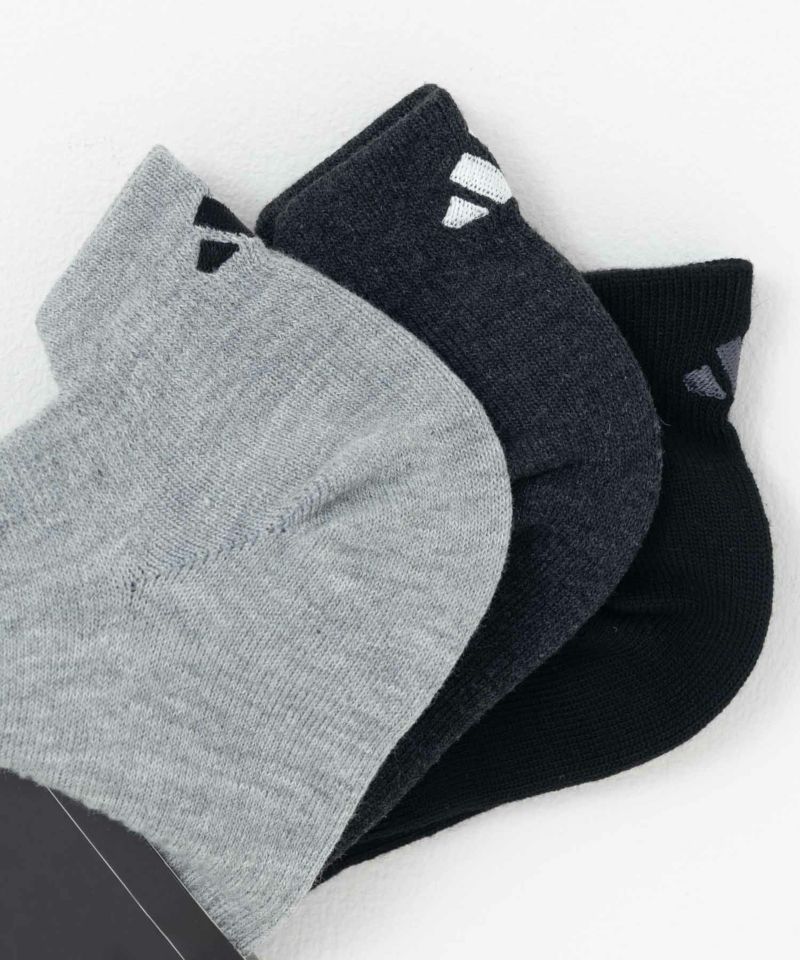 adidas スニーカーソックス ベーシック 3足組 メンズ