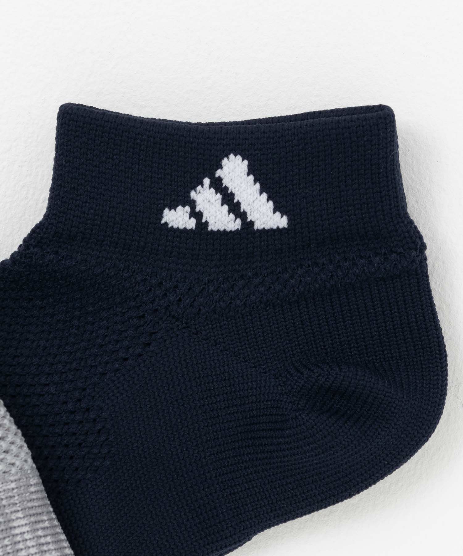 adidas スニーカーソックス 甲スーパーメッシュ 3足組 キッズ