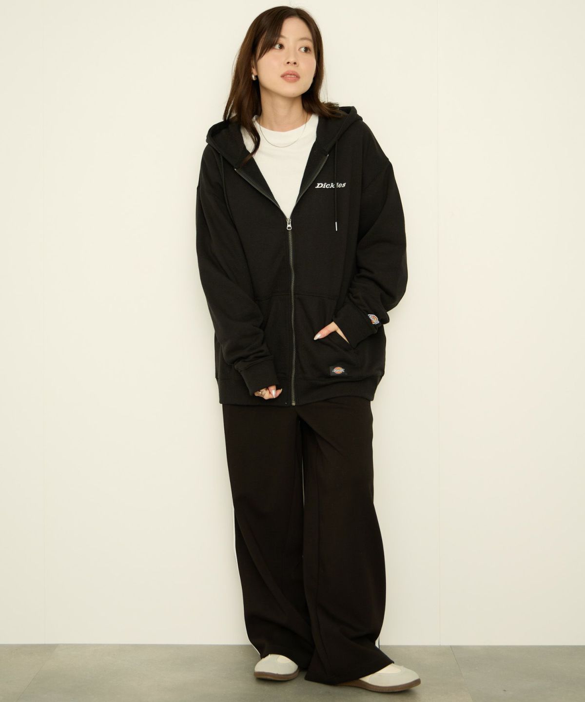 Dickies 裏毛フルジップパーカー メンズ