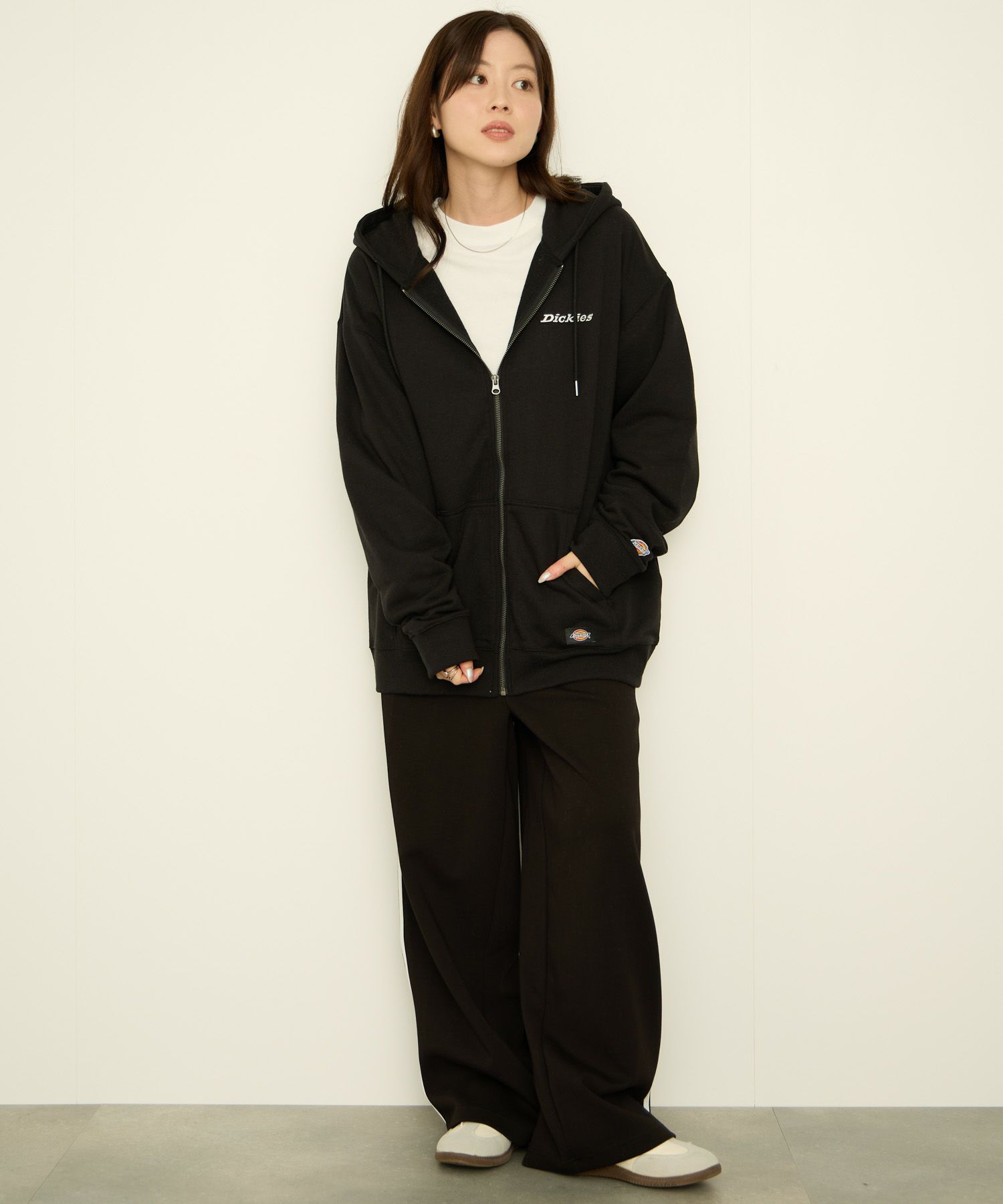 Dickies 裏毛フルジップパーカー メンズ商品サムネイル-5