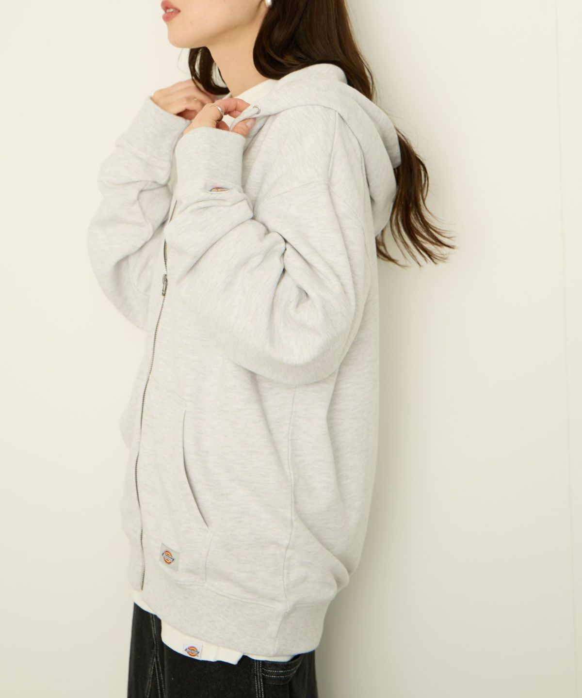 Dickies 裏毛フルジップパーカー メンズ