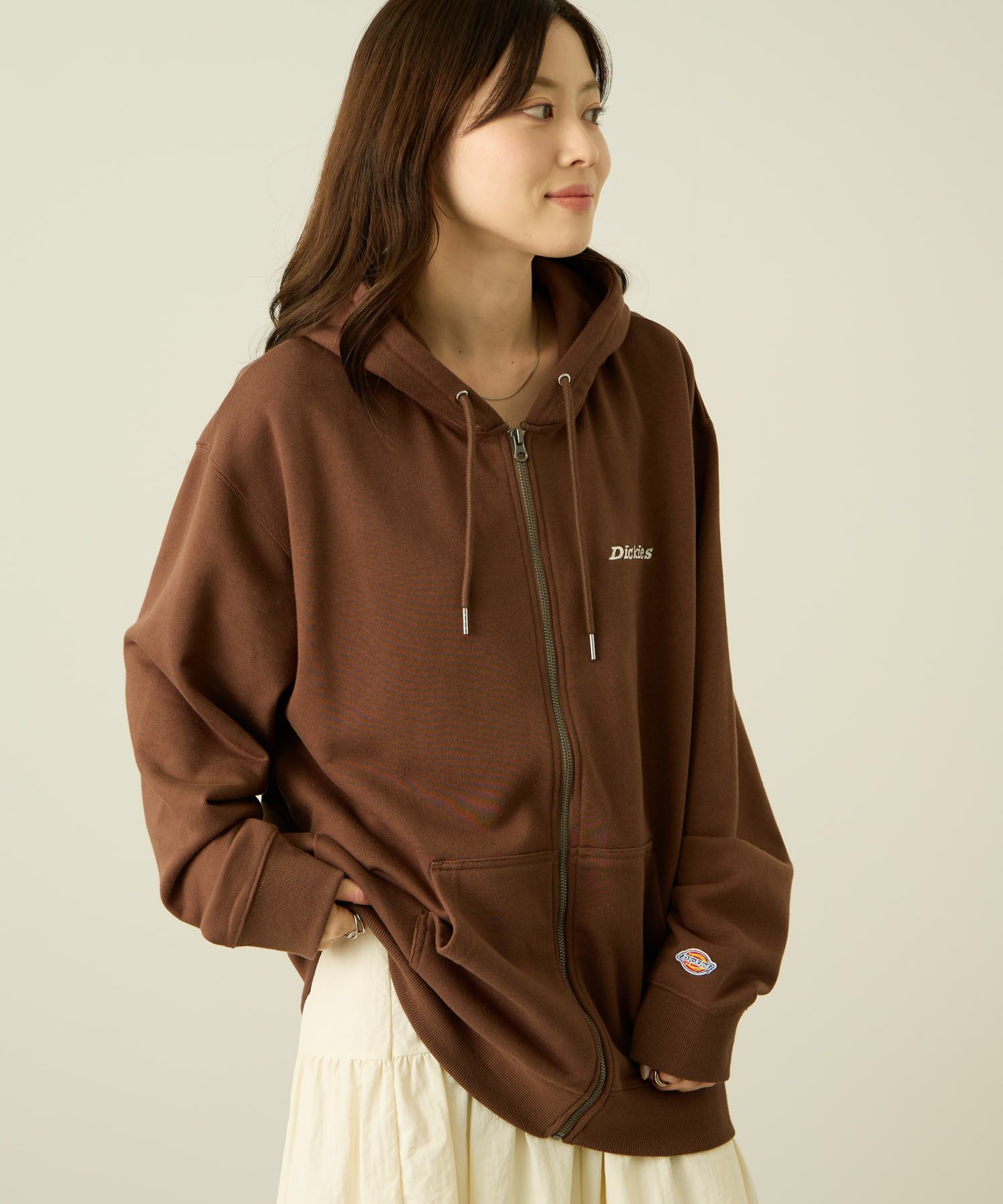 Dickies 裏毛フルジップパーカー メンズ