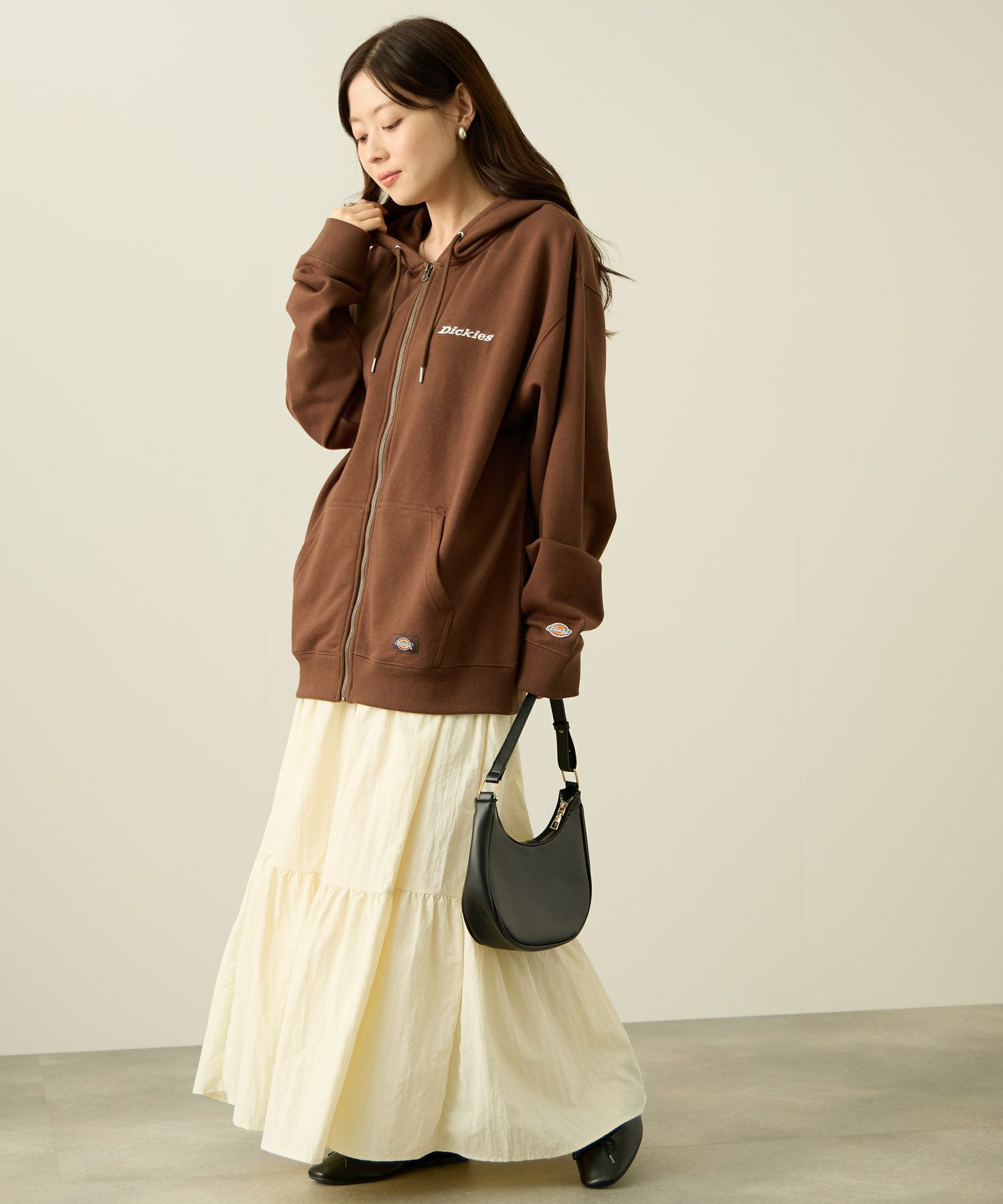 Dickies 裏毛フルジップパーカー メンズ