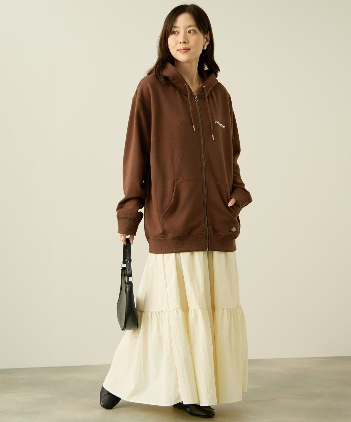 Dickies 裏毛フルジップパーカー メンズ