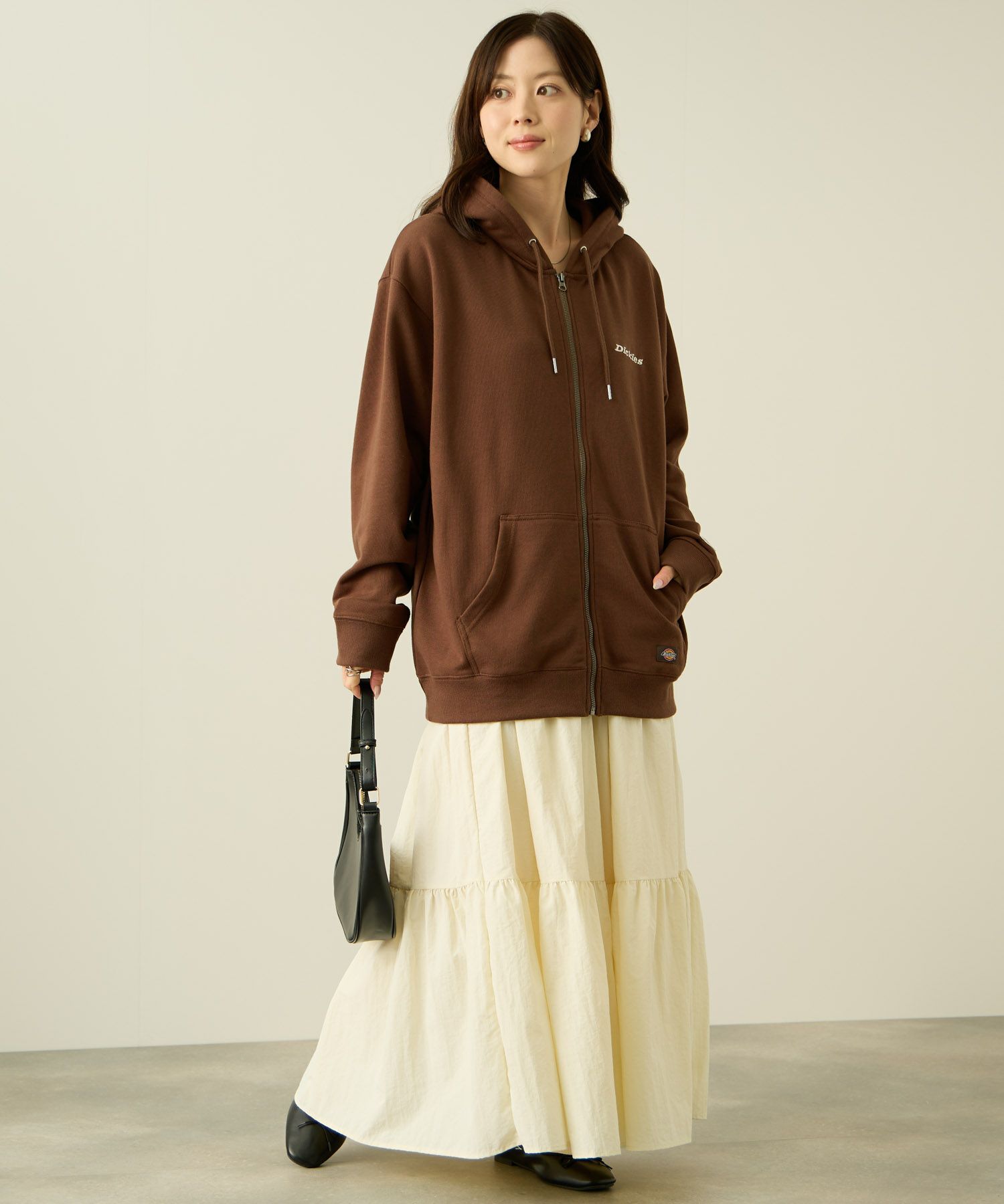 Dickies 裏毛フルジップパーカー メンズ