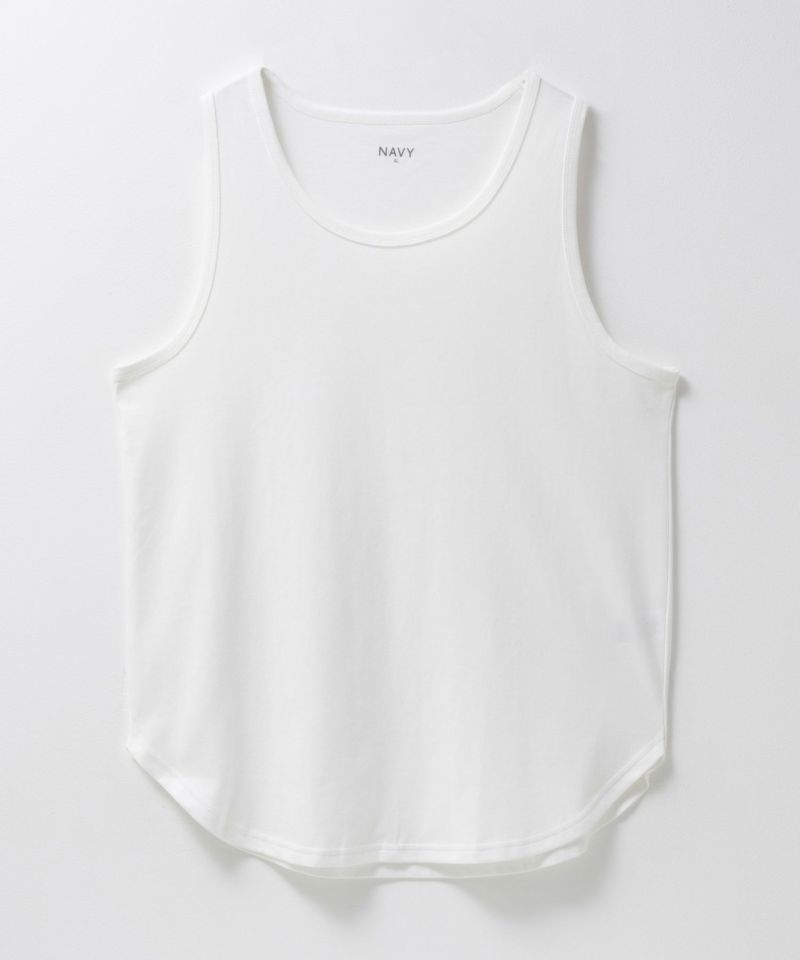 NAVY  ラウンドロング丈タンクトップ メンズ メール便 対応商品商品画像-1