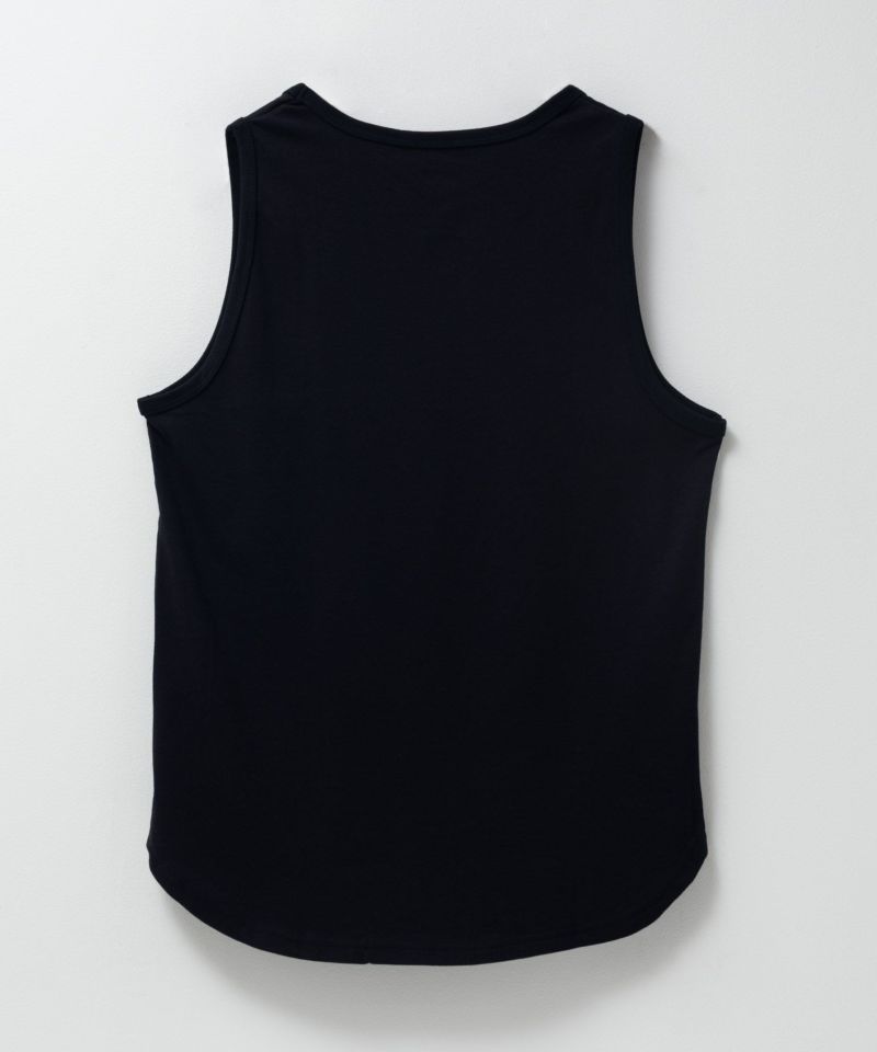 NAVY ラウンドロング丈タンクトップ メンズ メール便 対応商品商品画像-4