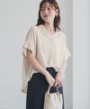 nAvy スキッパーブラウス レディース