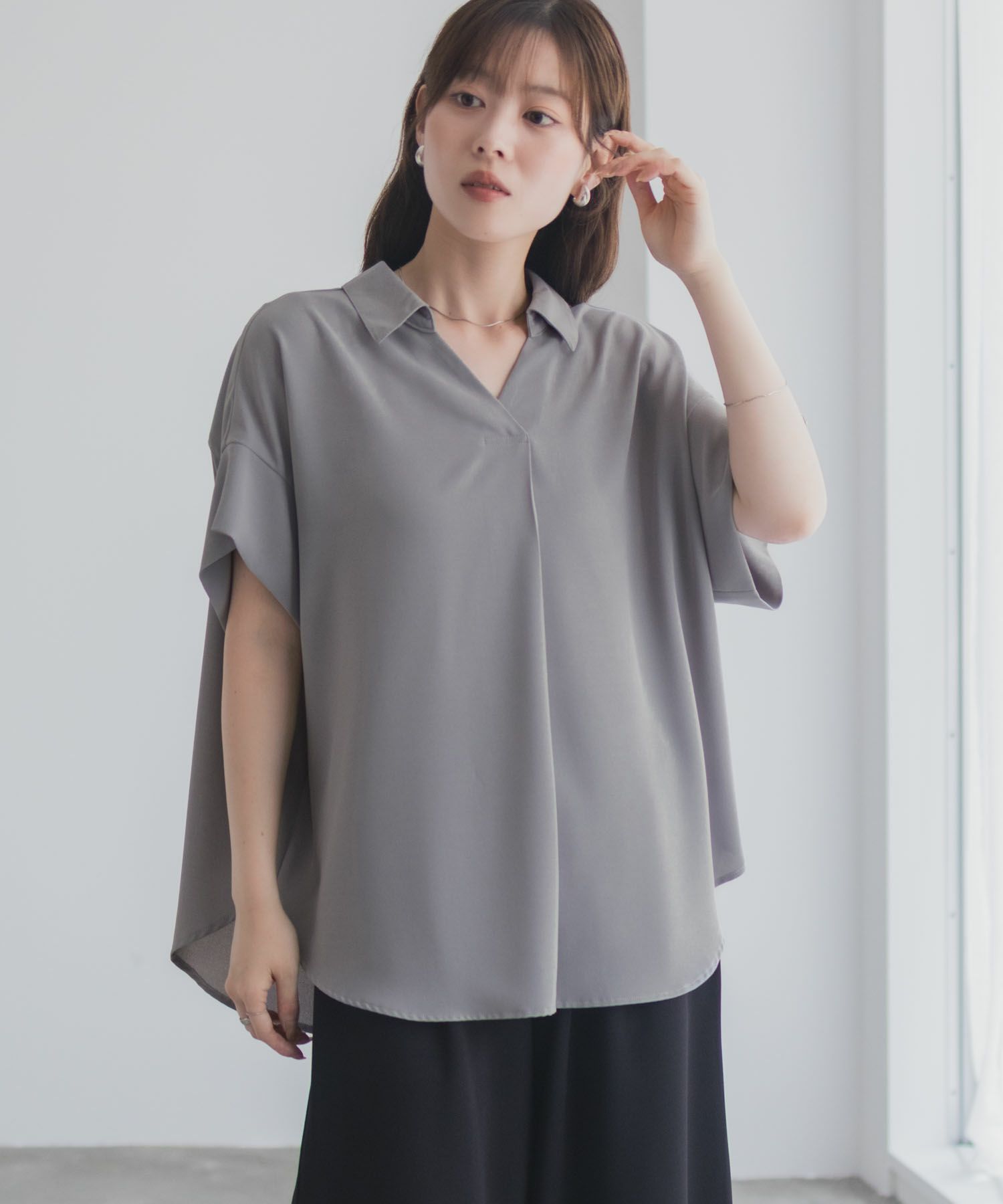 nAvy スキッパーブラウス レディース商品サムネイル-15