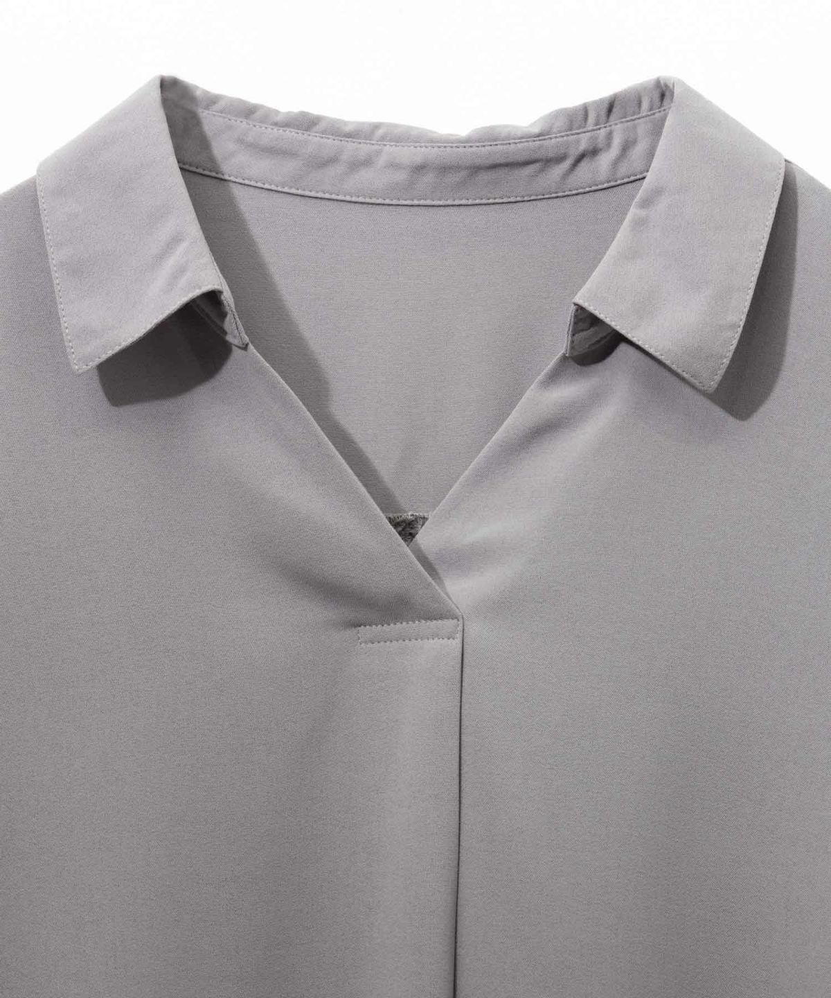 nAvy スキッパーブラウス レディース