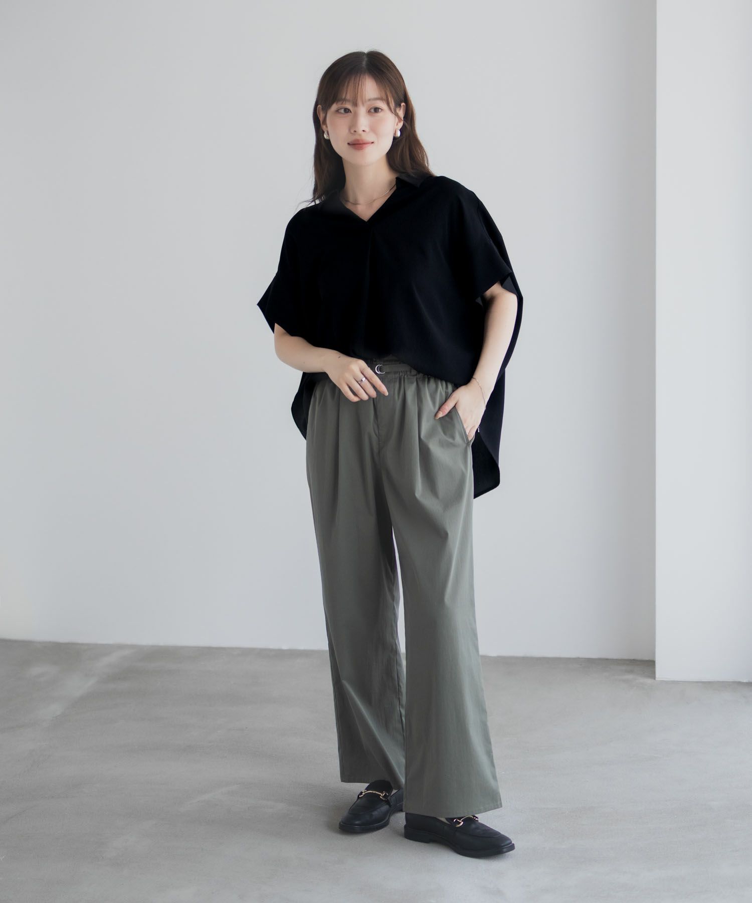 nAvy スキッパーブラウス レディース商品画像-37