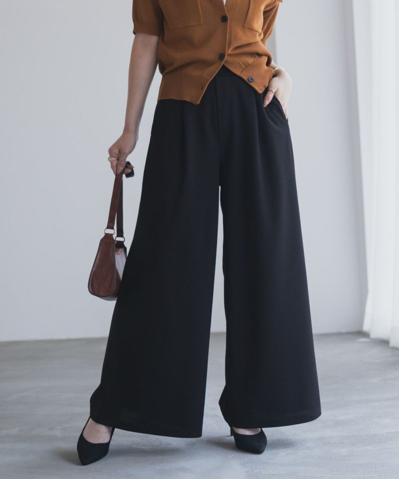 nAvy  ジョーゼットワイドパンツ レディース商品画像-7
