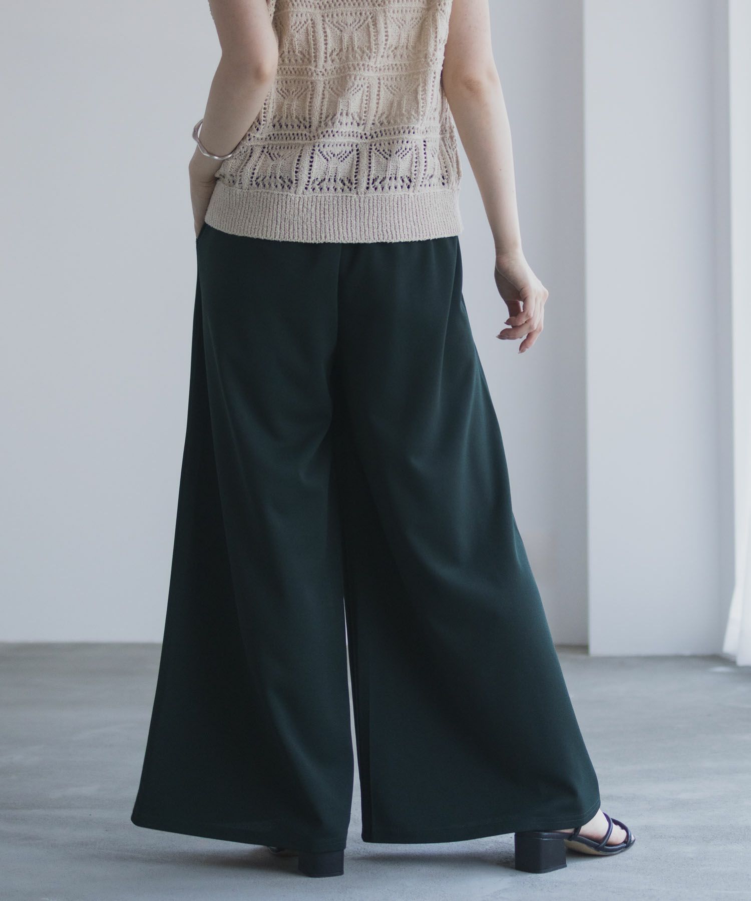 nAvy  ジョーゼットワイドパンツ レディース商品画像-18