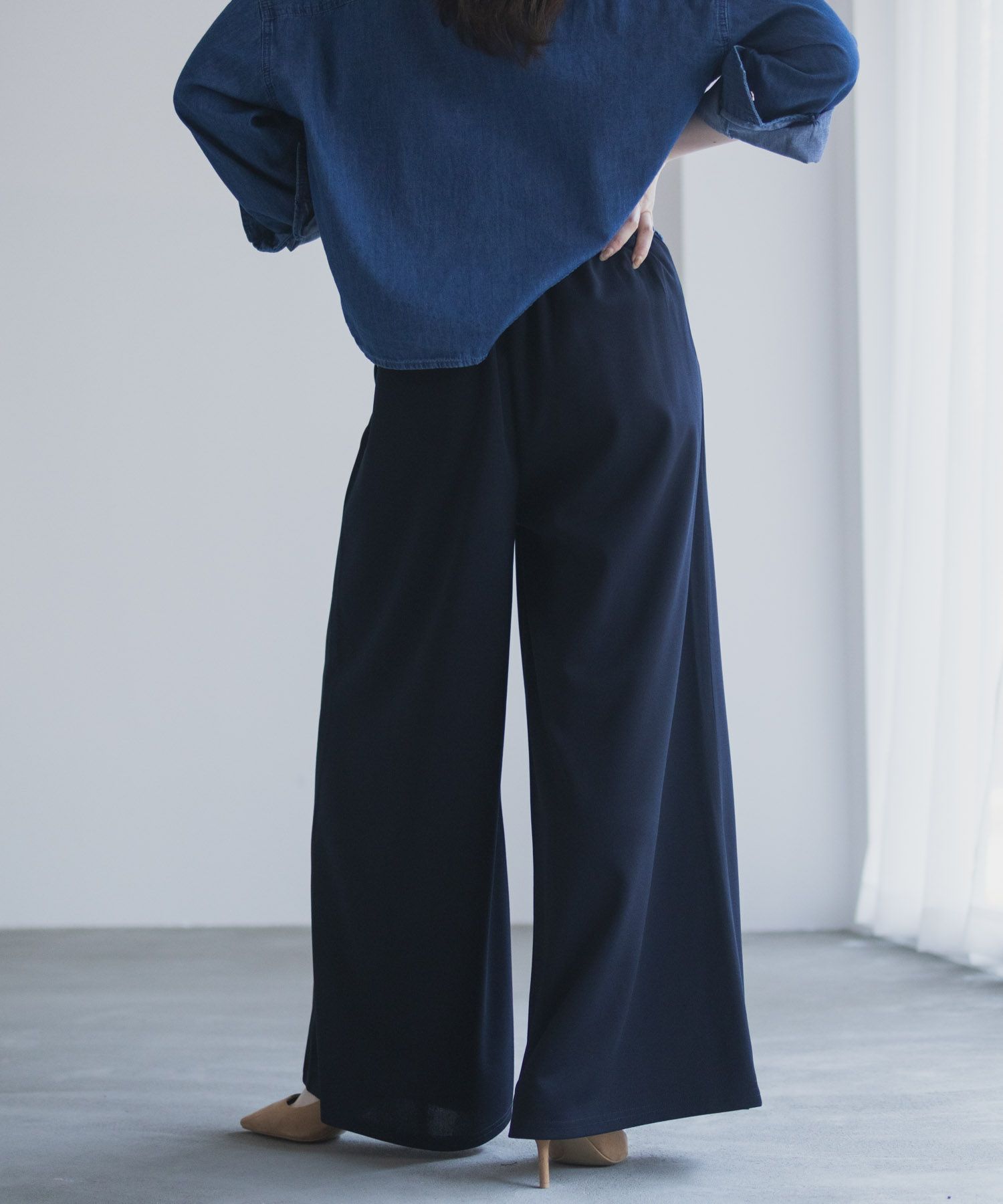 nAvy  ジョーゼットワイドパンツ レディース商品画像-22