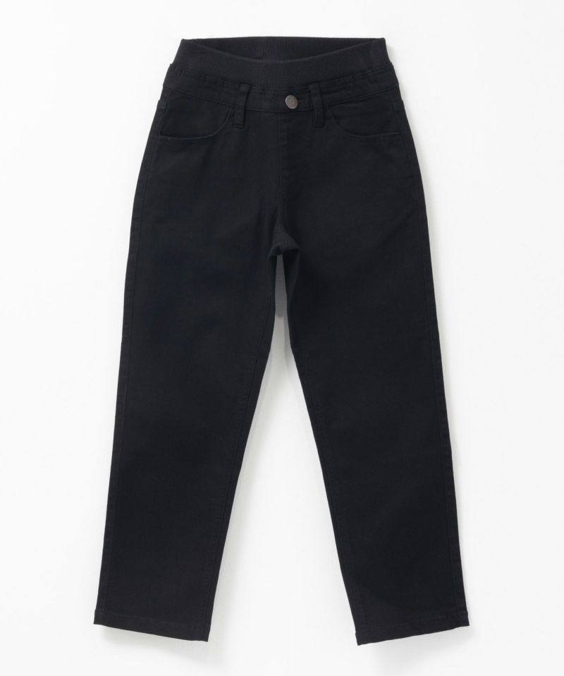 NAVY のびるモン ストレッチツイルストレートパンツ ウエストリブパンツ キッズ商品画像-1