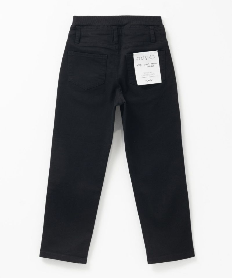 NAVY のびるモン ストレッチツイルストレートパンツ ウエストリブパンツ キッズ商品画像-2