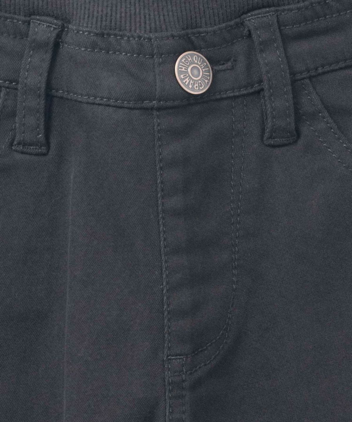 NAVY のびるモン ストレッチツイルストレートパンツ ウエストリブパンツ キッズ