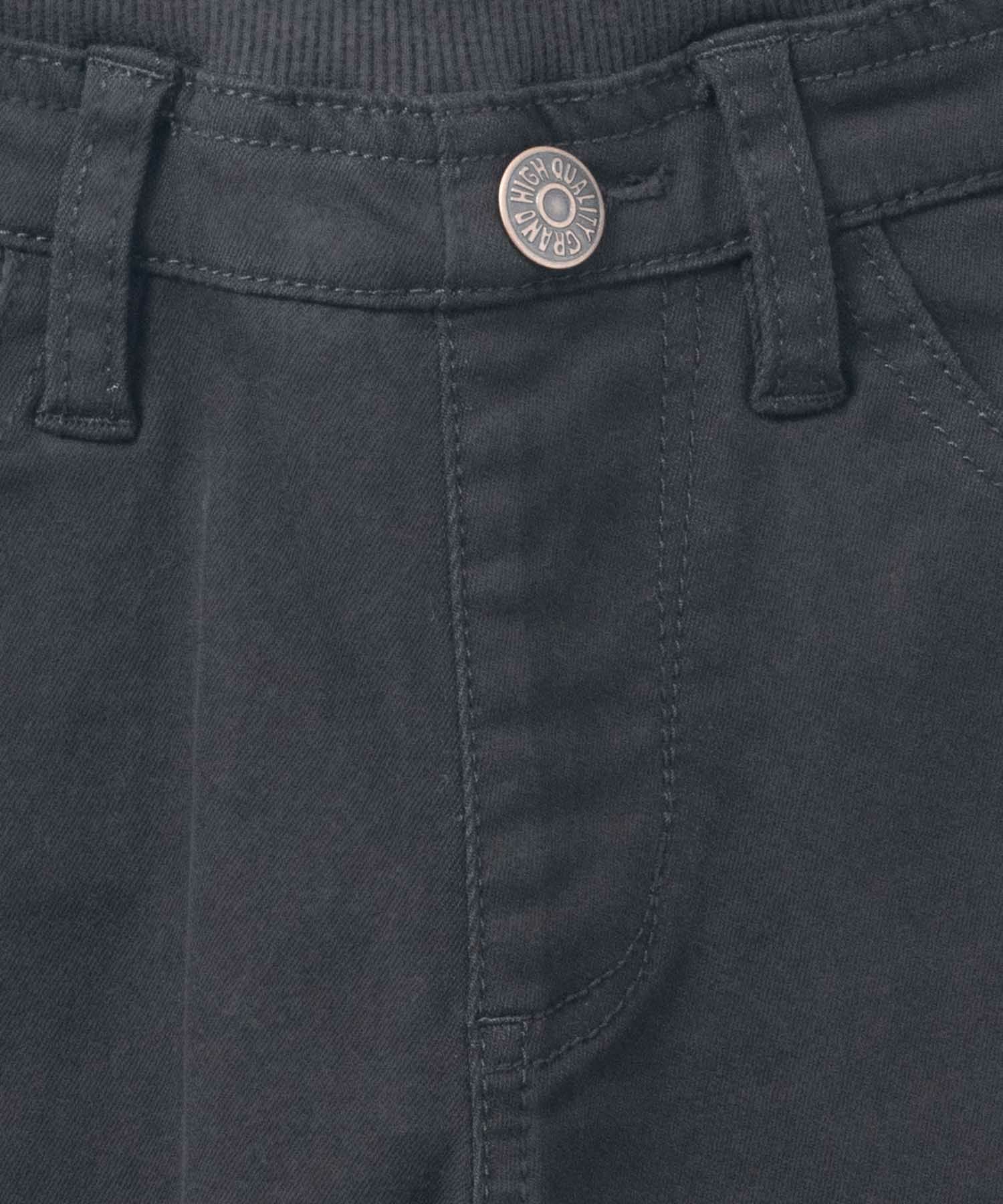 NAVY のびるモン ストレッチツイルストレートパンツ ウエストリブパンツ キッズ