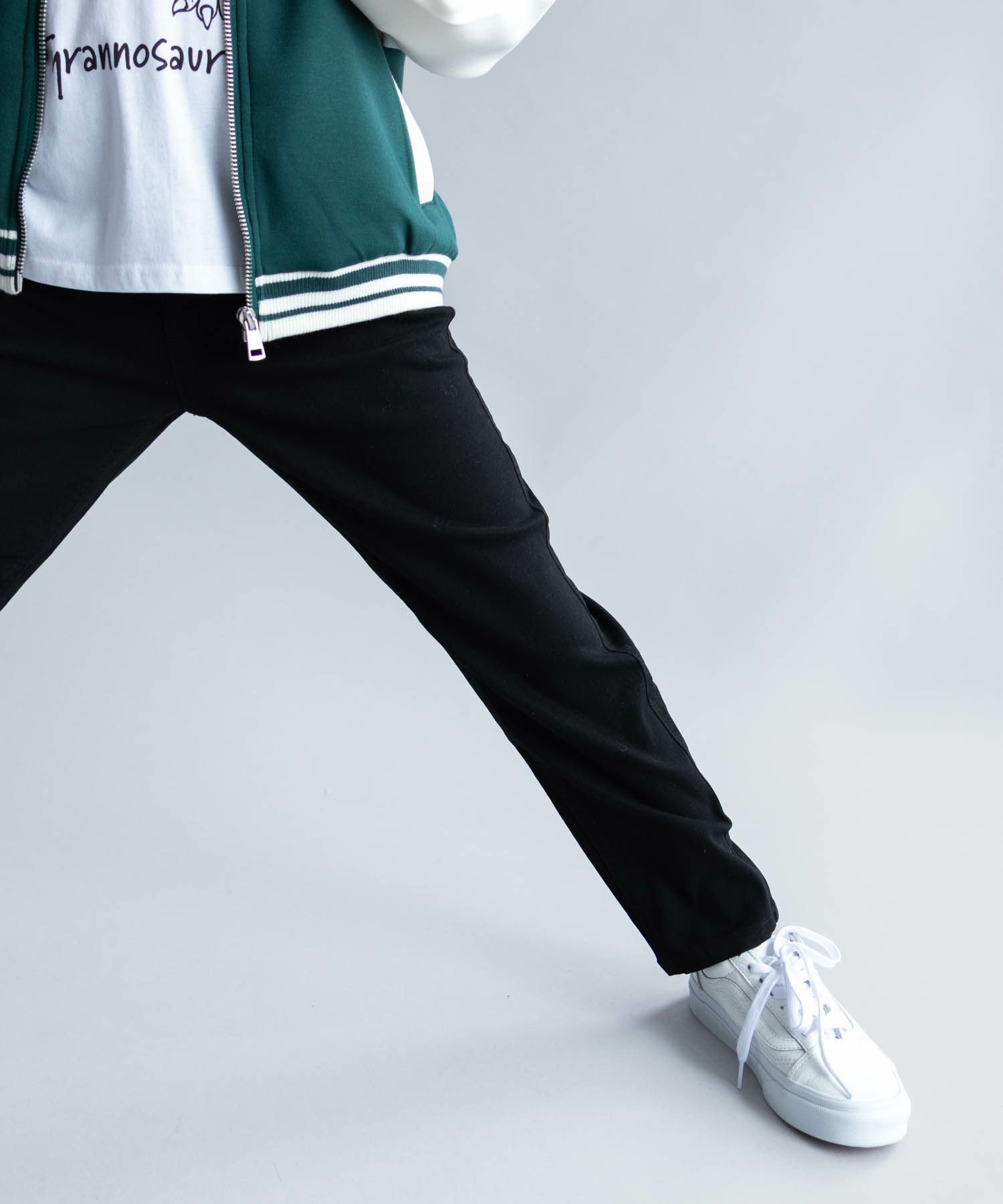 NAVY  のびるモン ストレッチツイルストレートパンツ ウエストリブパンツ キッズ商品画像-15