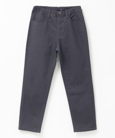 NAVY のびるモン ストレッチツイルストレートパンツ ウエストギャザーパンツ キッズ