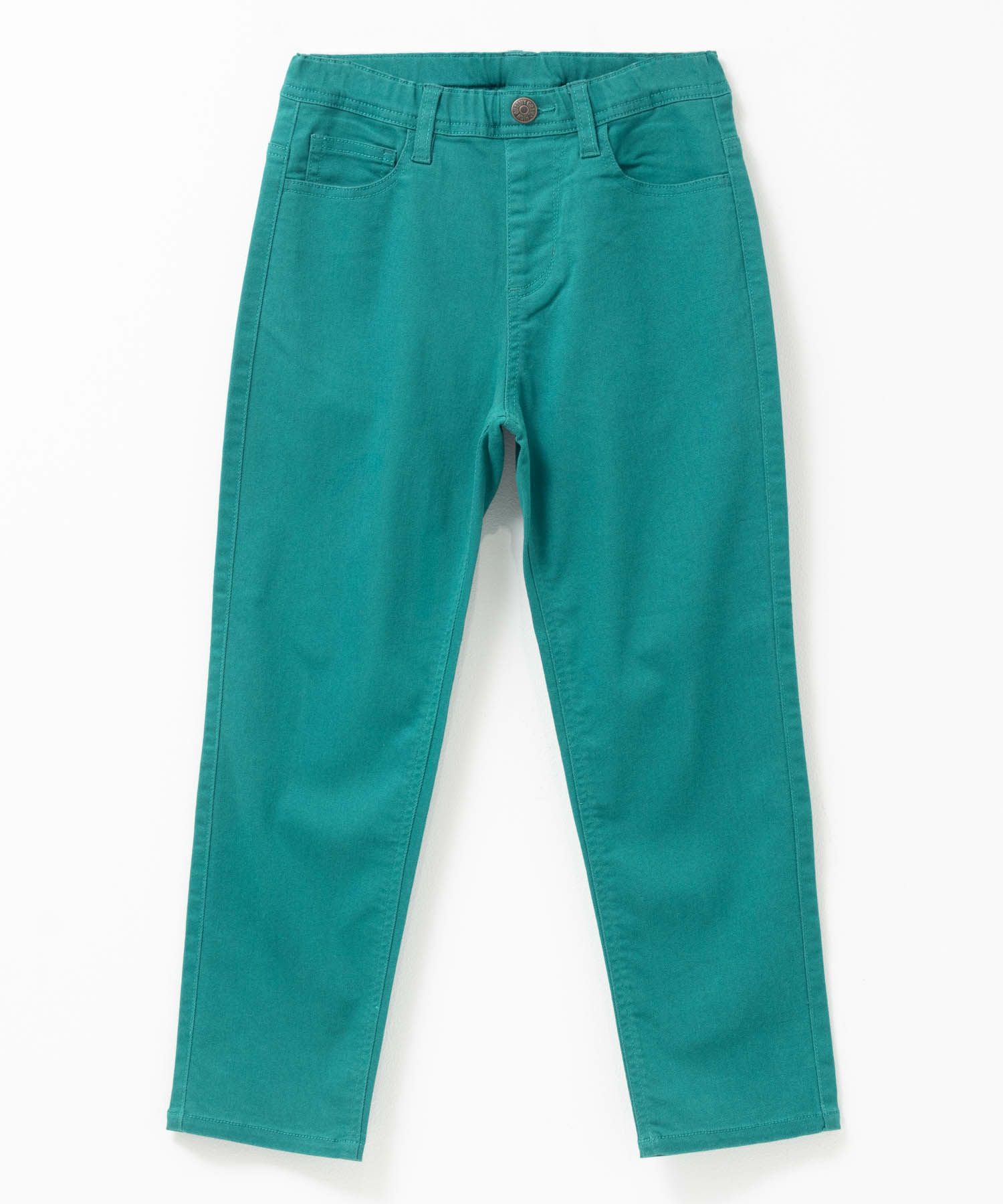 NAVY  のびるモン ストレッチツイルストレートパンツ ウエストギャザーパンツ キッズ商品画像-3