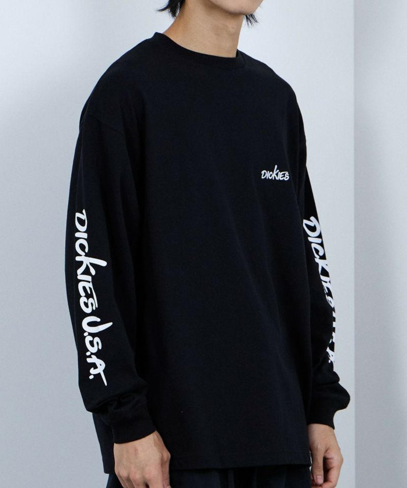 Dickies  スリーブプリント長袖Tシャツ メンズ商品画像-12