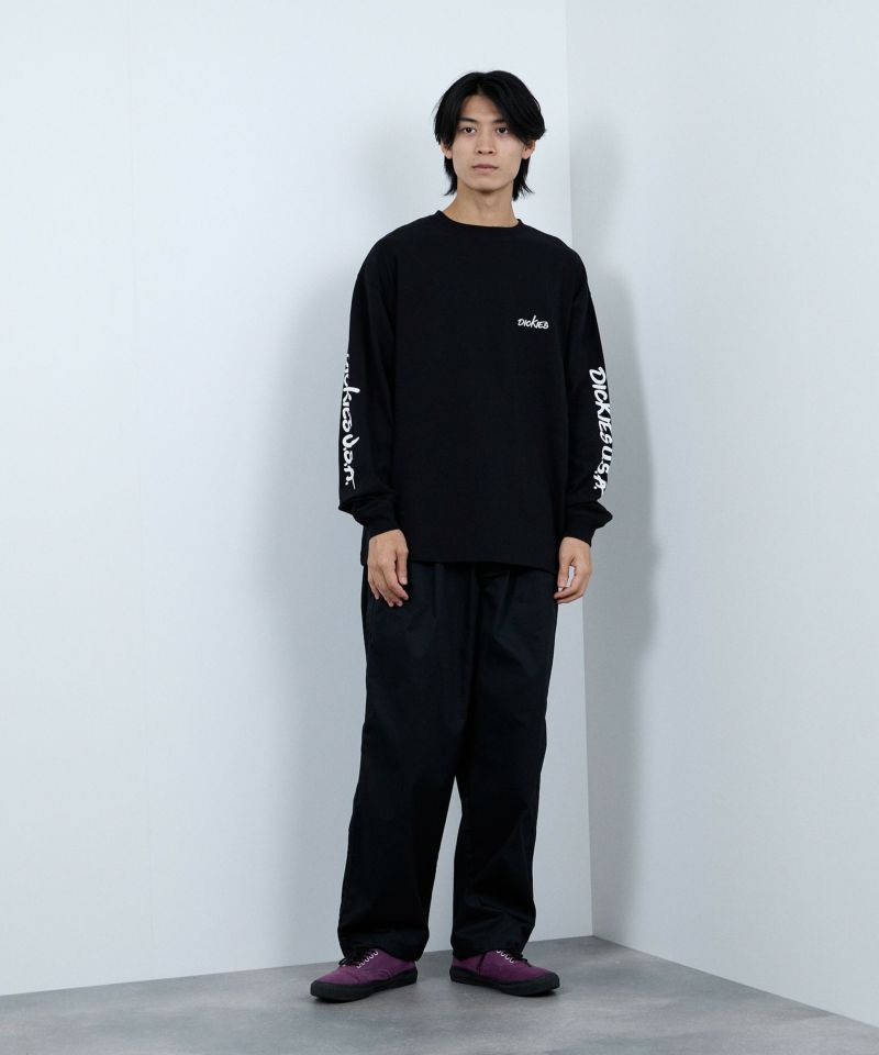 Dickies スリーブプリント長袖Tシャツ メンズ
