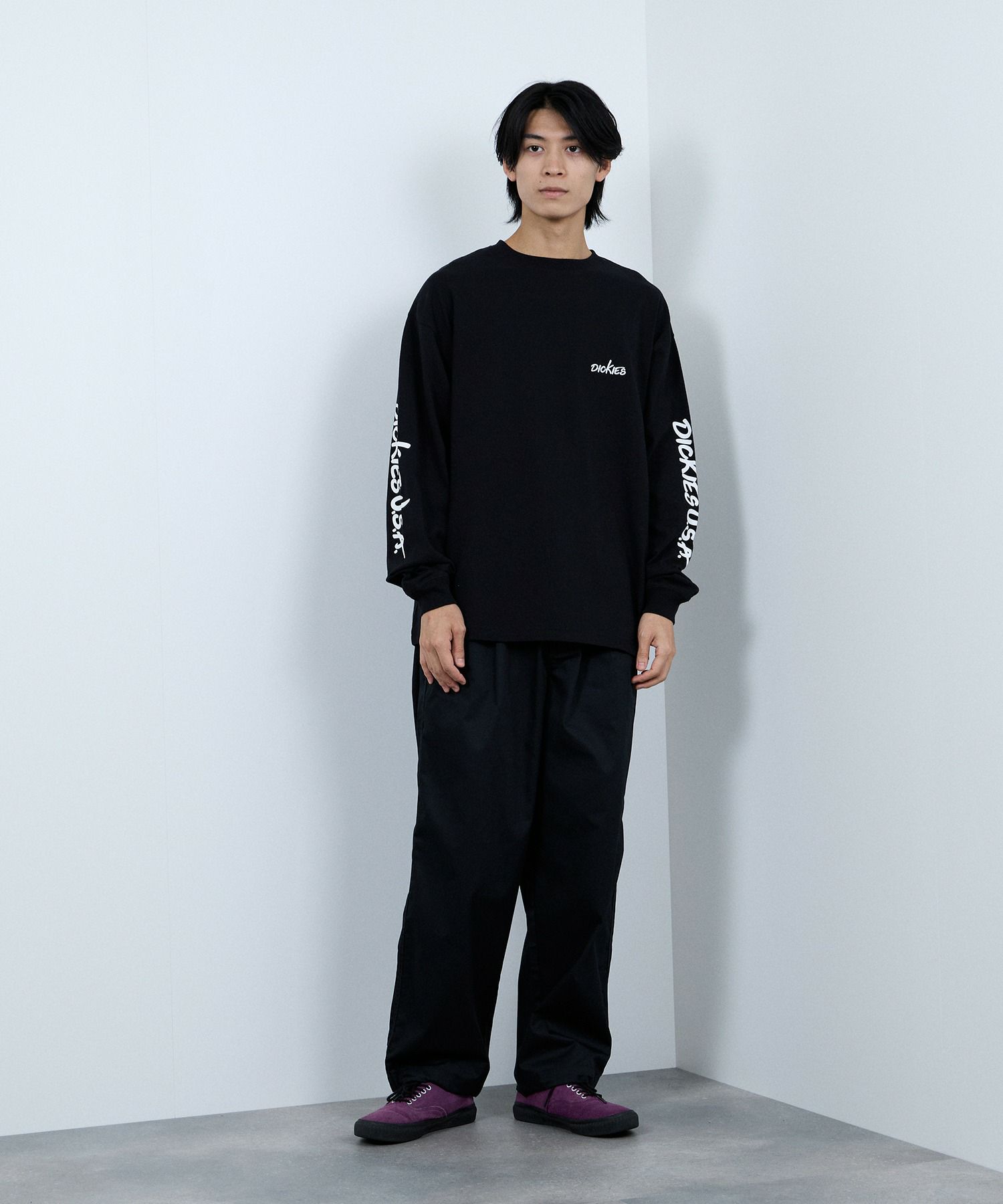 Dickies  スリーブプリント長袖Tシャツ メンズ商品画像-14