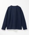 [値下げ]NAVY  時短フェイクレイヤードクルーネック長袖Tシャツ メンズ商品サムネイル-6