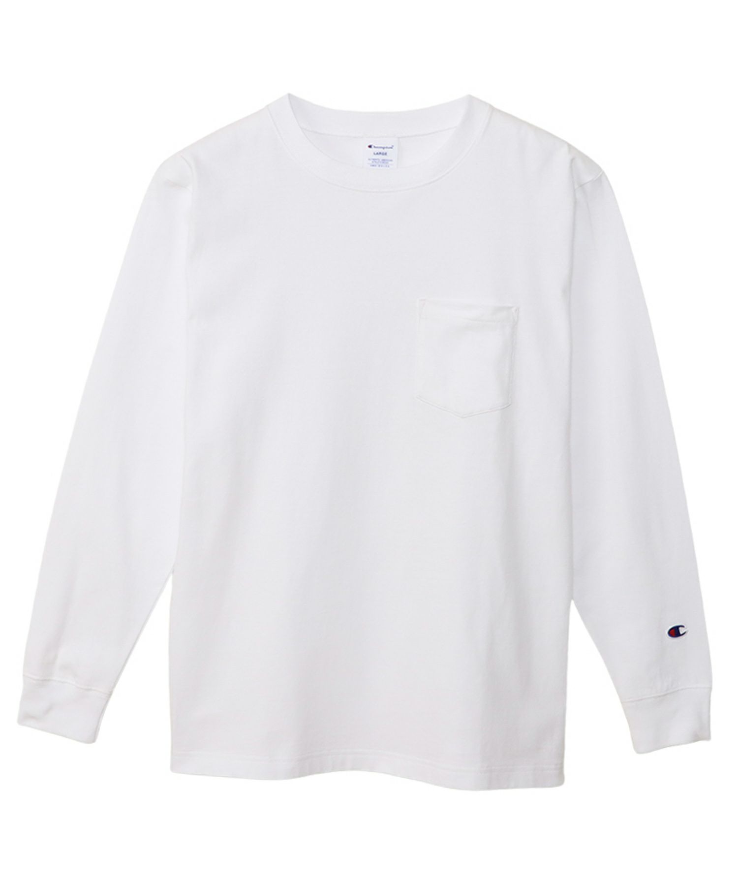 Champion  ロングスリーブポケットTシャツ メンズ商品画像-1