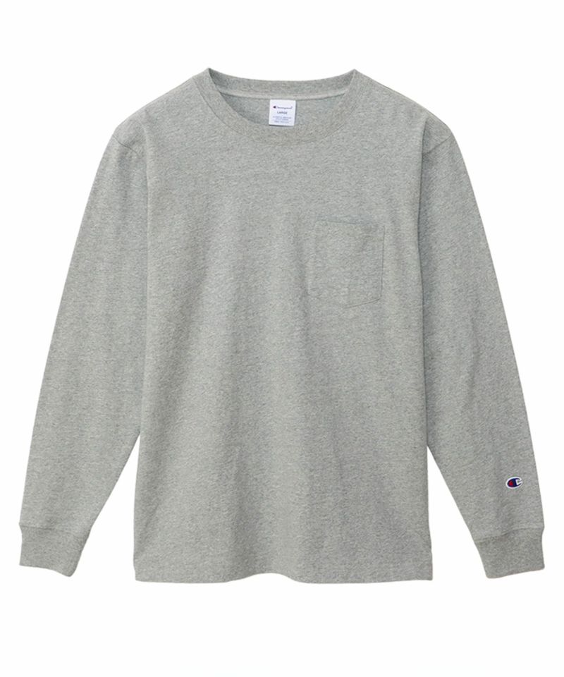 Champion  ロングスリーブポケットTシャツ メンズ商品画像-2