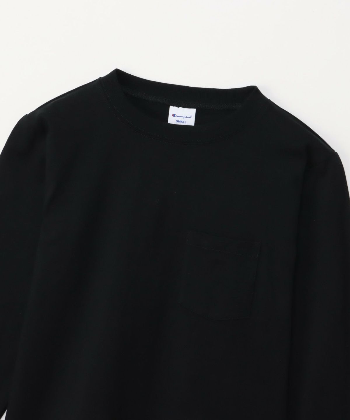 Champion ロングスリーブポケットTシャツ メンズ