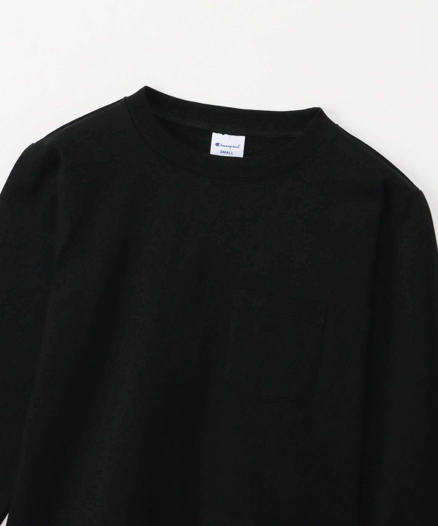 Champion ロングスリーブポケットTシャツ メンズ