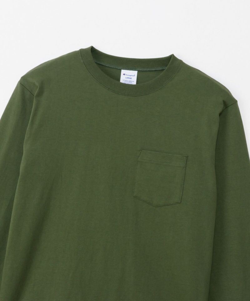 Champion  ロングスリーブポケットTシャツ メンズ商品画像-18