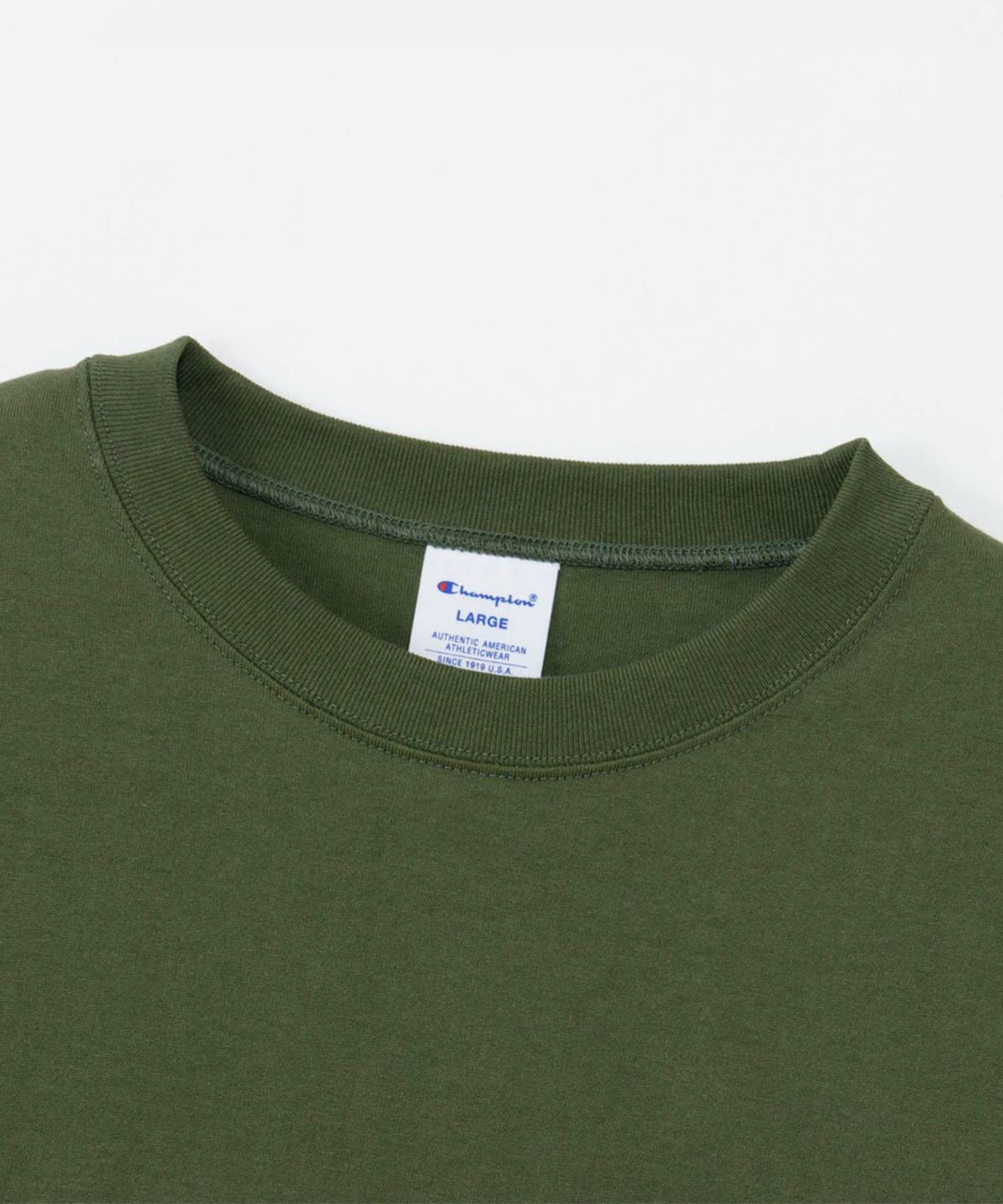 Champion ロングスリーブポケットTシャツ メンズ