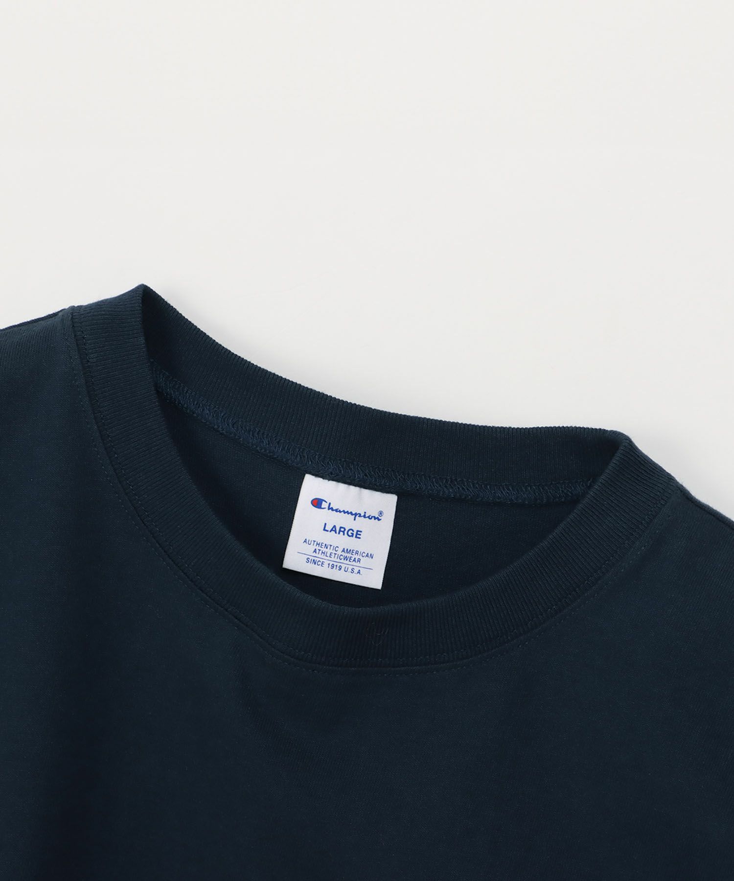 Champion ロングスリーブポケットTシャツ メンズ